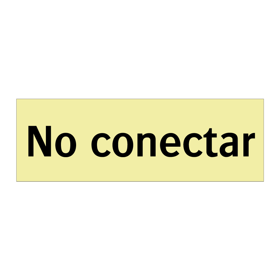 No conectar