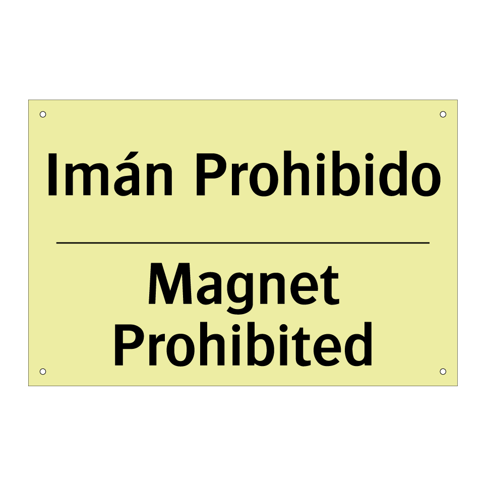 Imán Prohibido - Magnet Prohibited