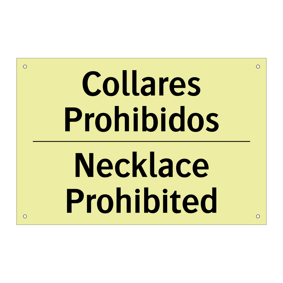 Collares Prohibidos - Necklace Prohibited