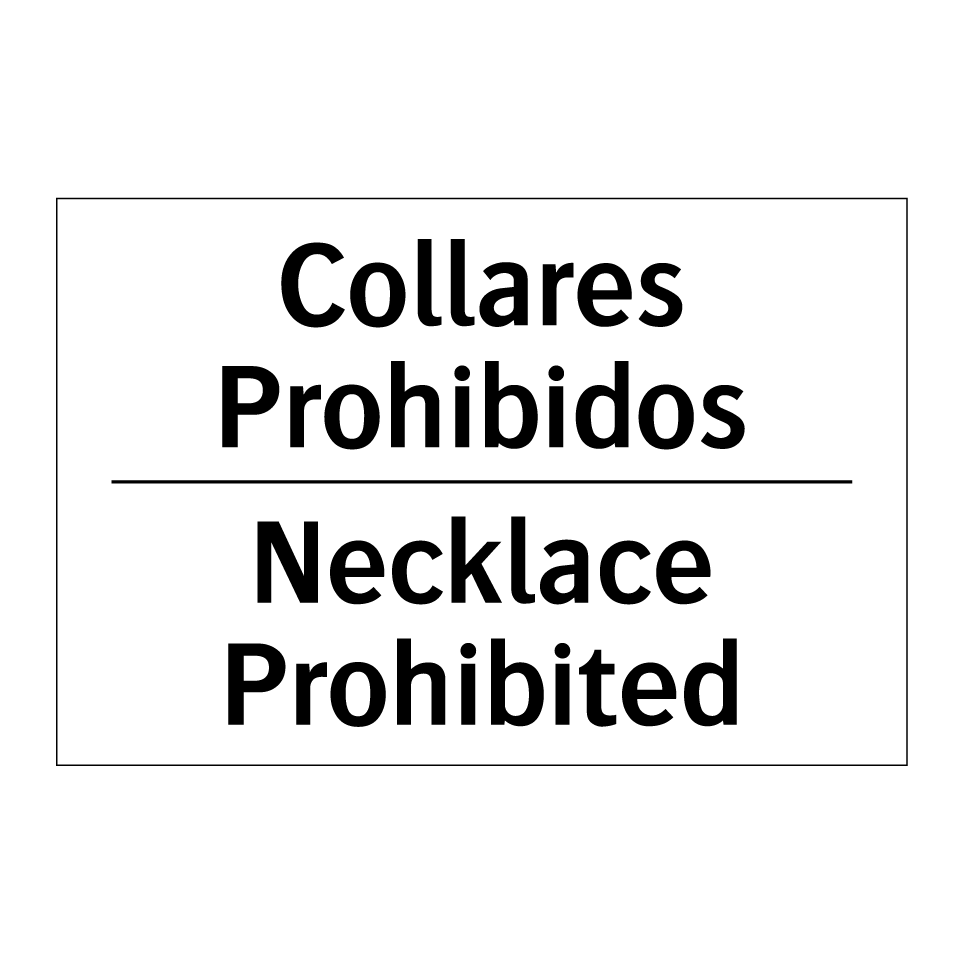 Collares Prohibidos - Necklace Prohibited