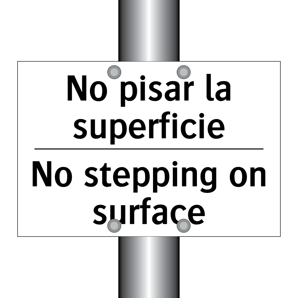 No pisar la superficie - No stepping on surface