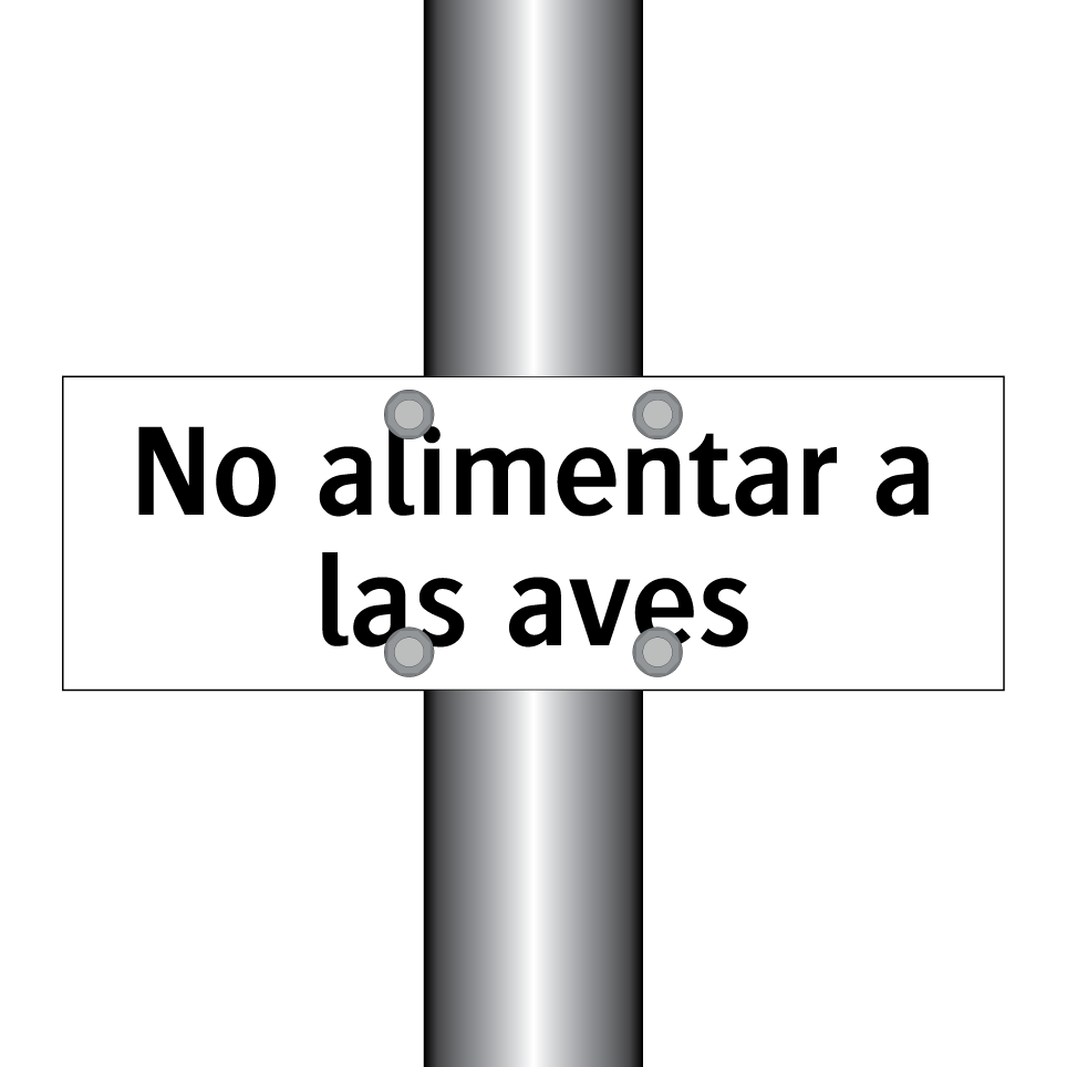 No alimentar a las aves