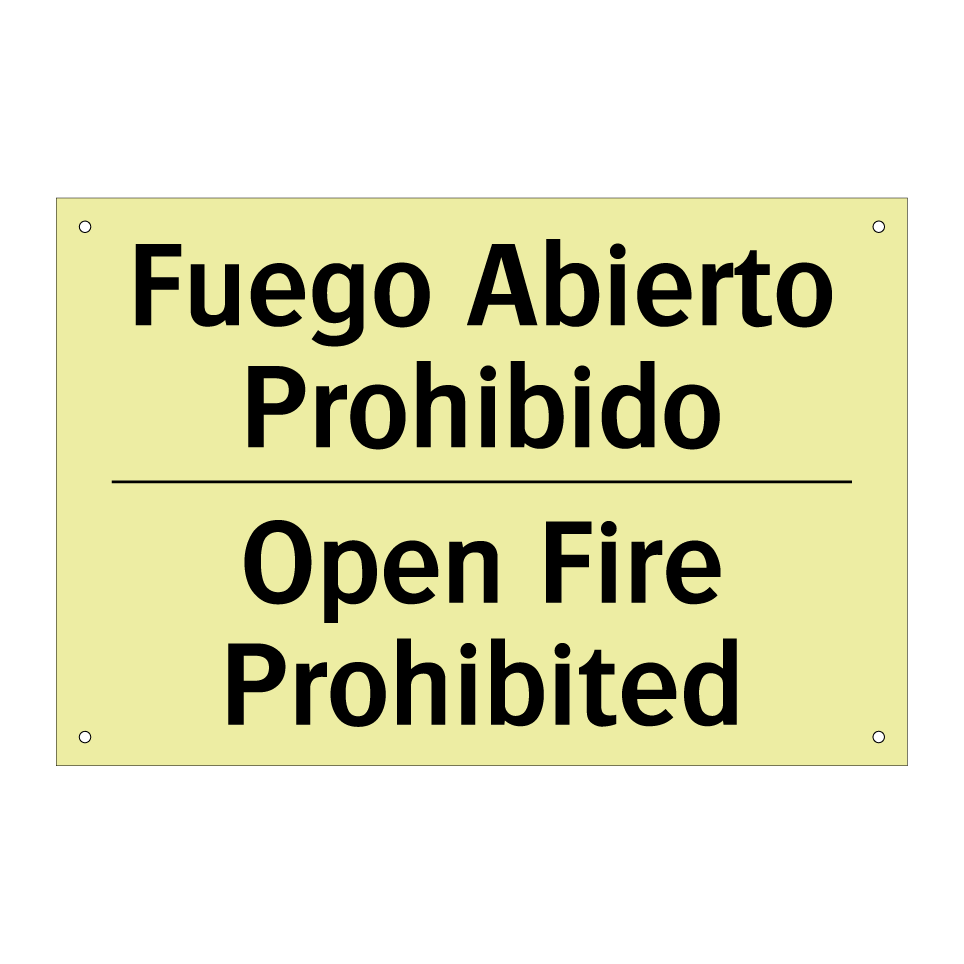 Fuego Abierto Prohibido - Open Fire Prohibited
