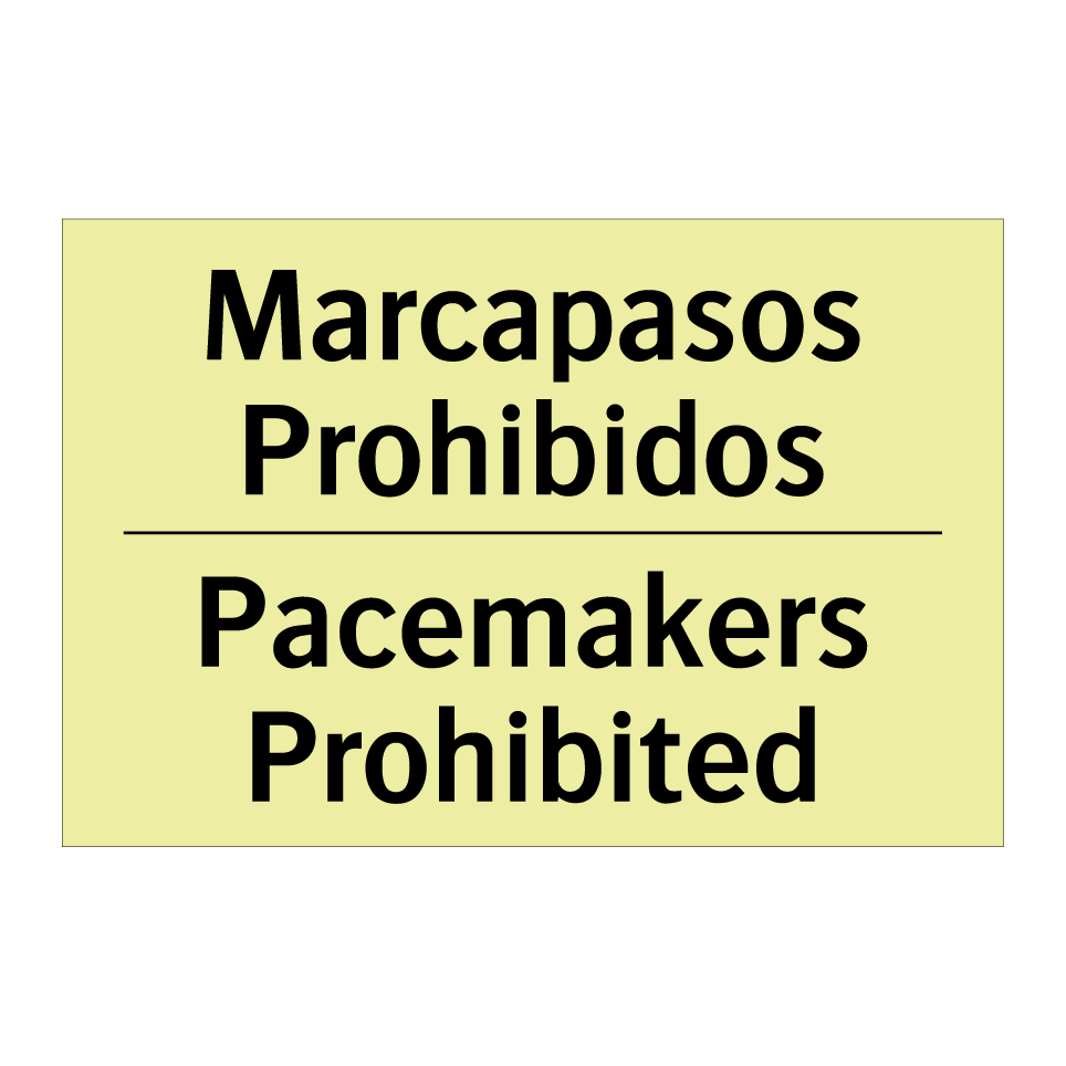 Marcapasos Prohibidos - Pacemakers Prohibited
