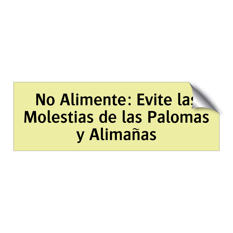 No Alimente: Evite las Molestias de las Palomas y Alimañas