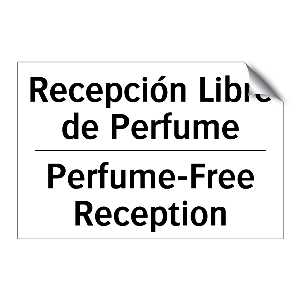 Recepción Libre de Perfume - Perfume-Free Reception