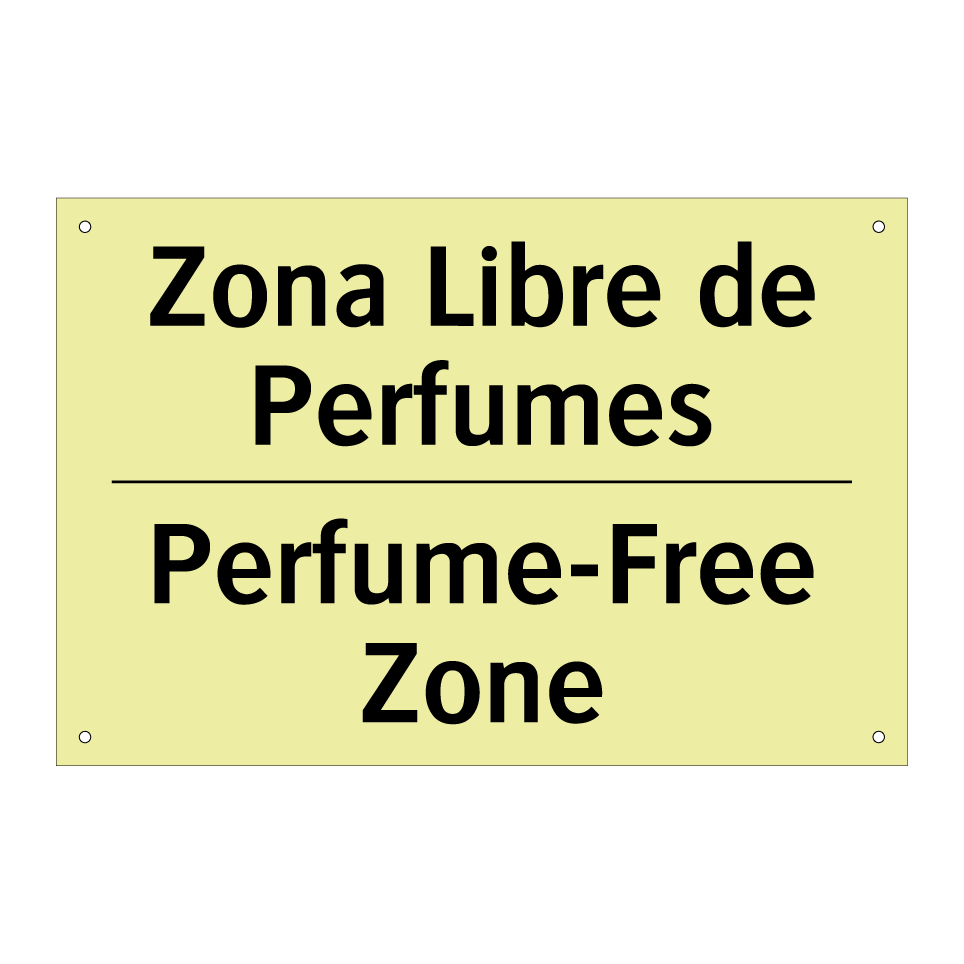 Zona Libre de Perfumes - Perfume-Free Zone