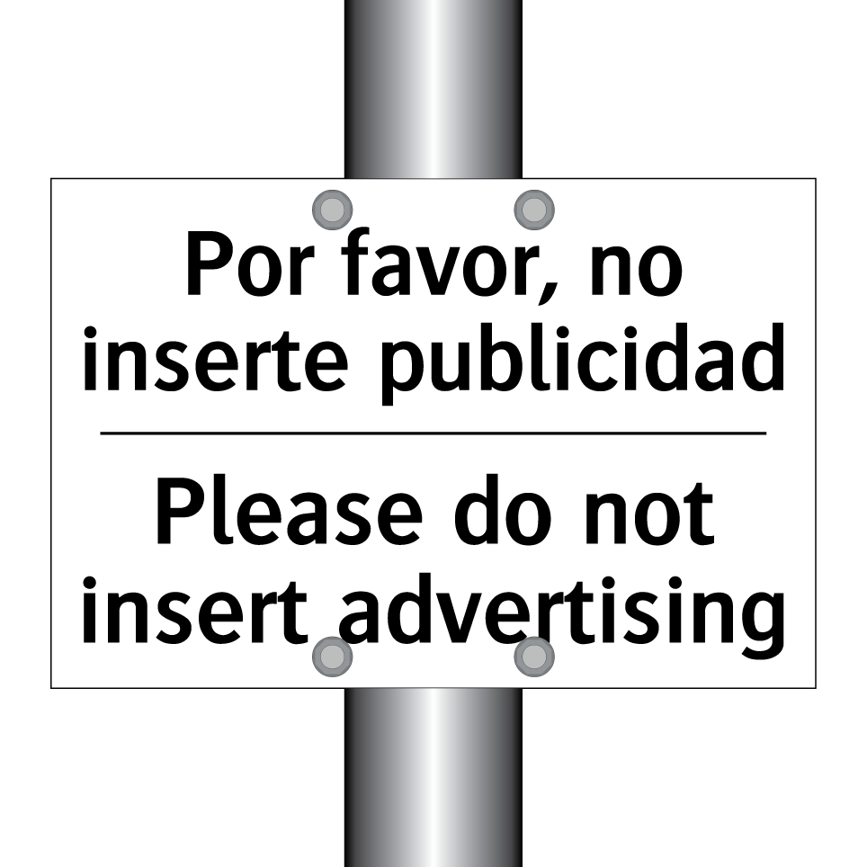 Por favor, no inserte publicidad - Please do not insert advertising