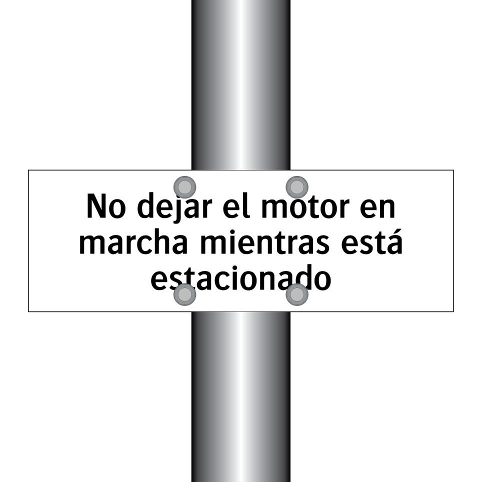 No dejar el motor en marcha mientras está estacionado