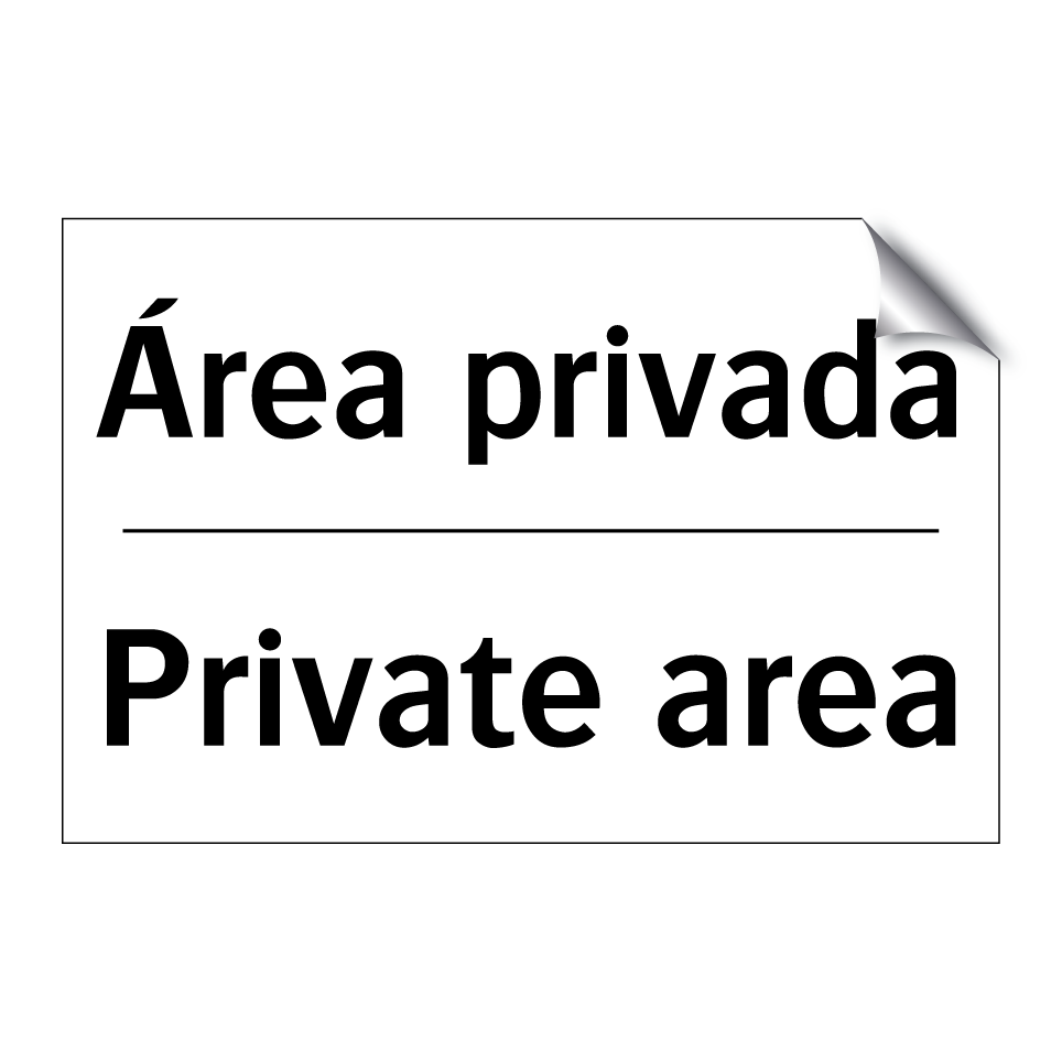 Área privada - Private area
