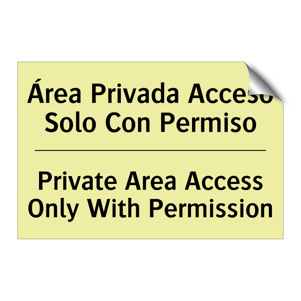 Área Privada Acceso Solo Con Permiso - Private Area Access Only With Permission