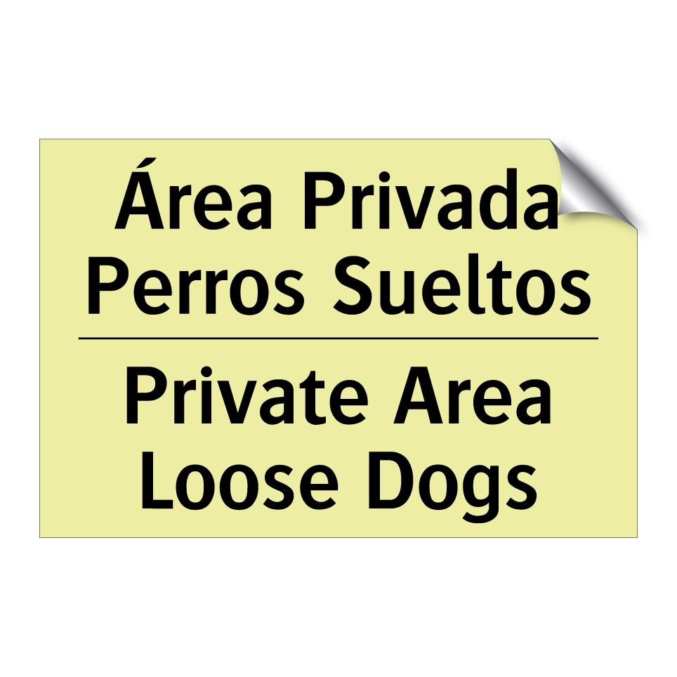 Área Privada Perros Sueltos - Private Area Loose Dogs