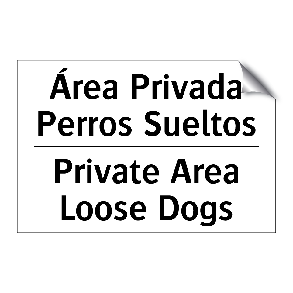 Área Privada Perros Sueltos - Private Area Loose Dogs