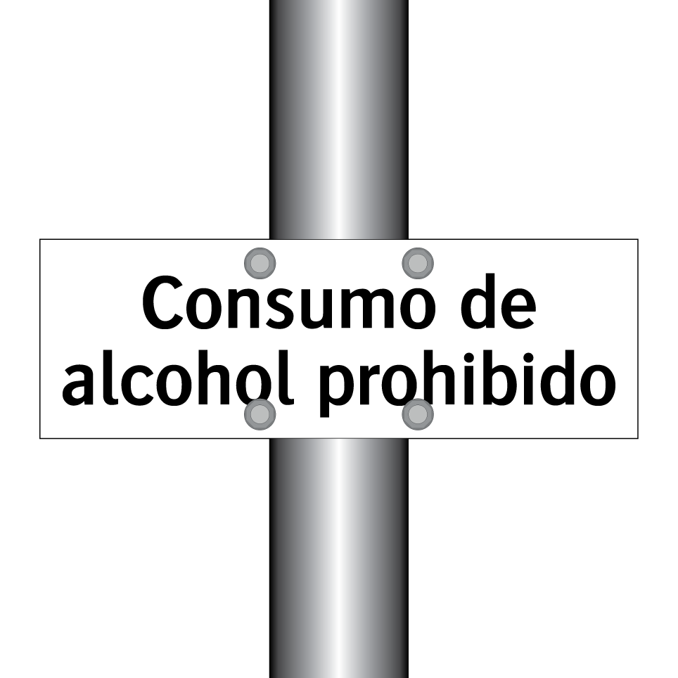 Consumo de alcohol prohibido