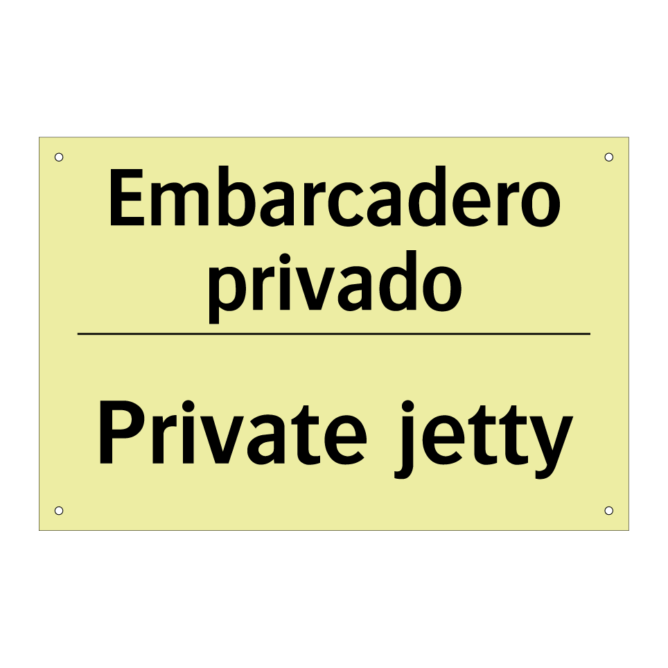 Embarcadero privado - Private jetty