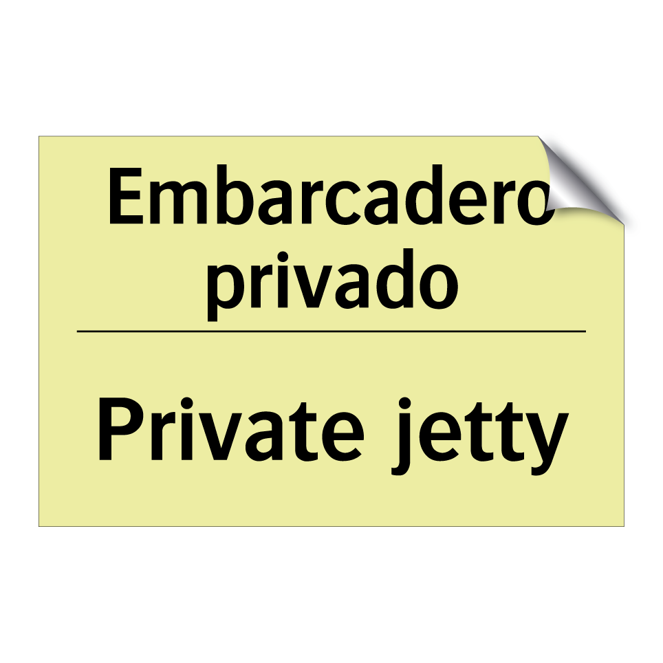 Embarcadero privado - Private jetty