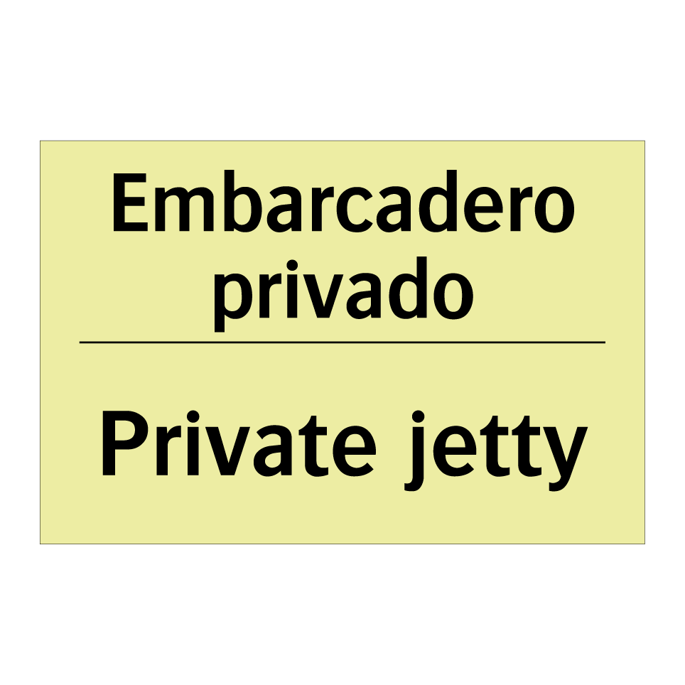 Embarcadero privado - Private jetty