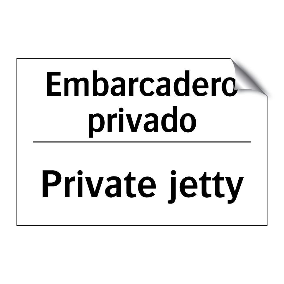 Embarcadero privado - Private jetty