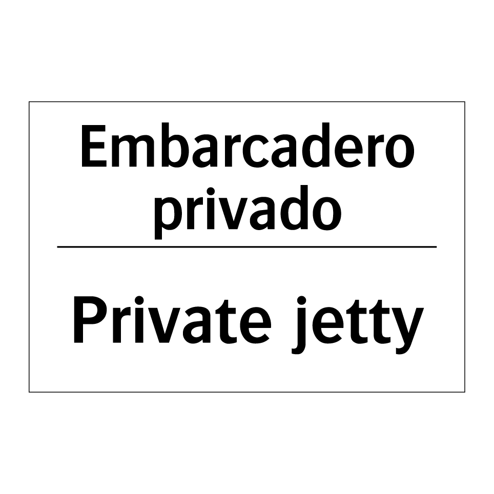 Embarcadero privado - Private jetty