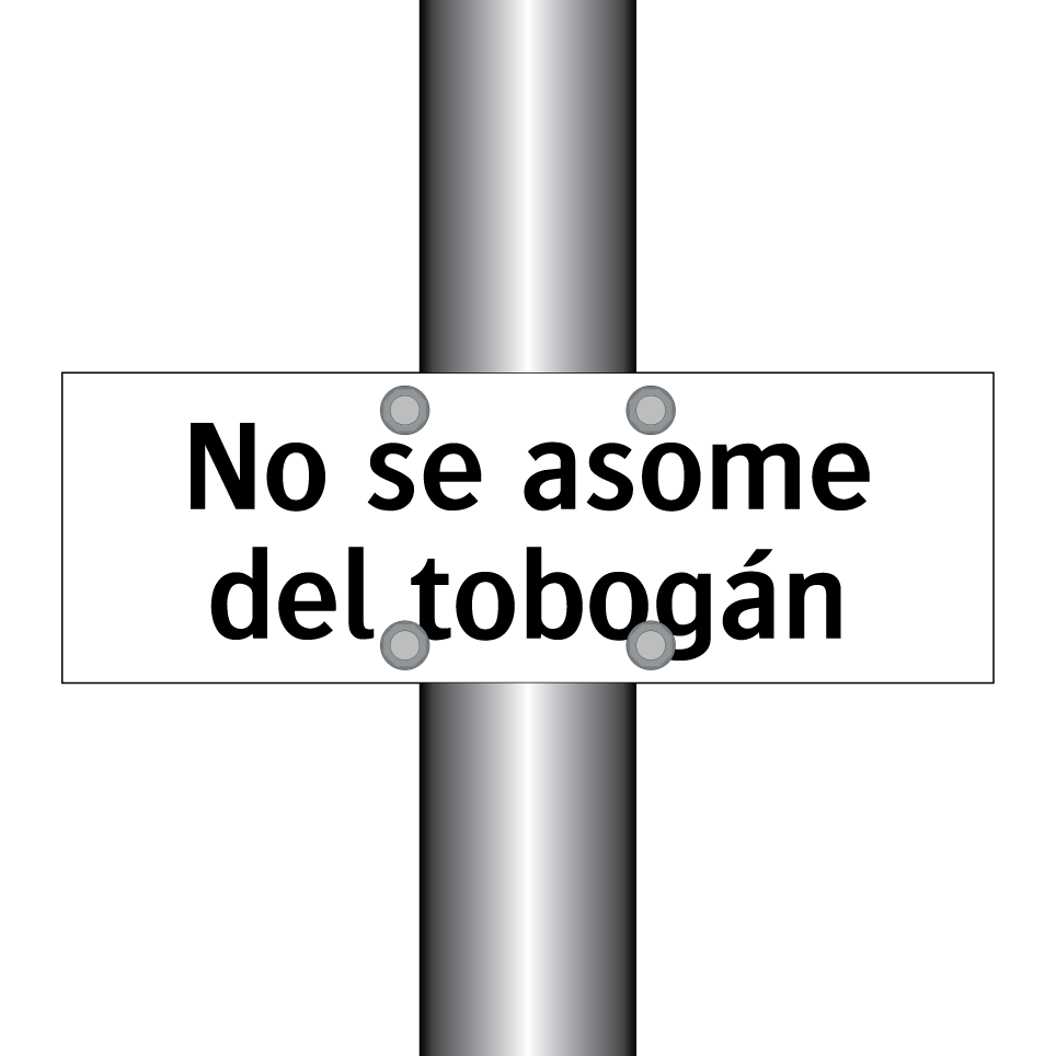 No se asome del tobogán