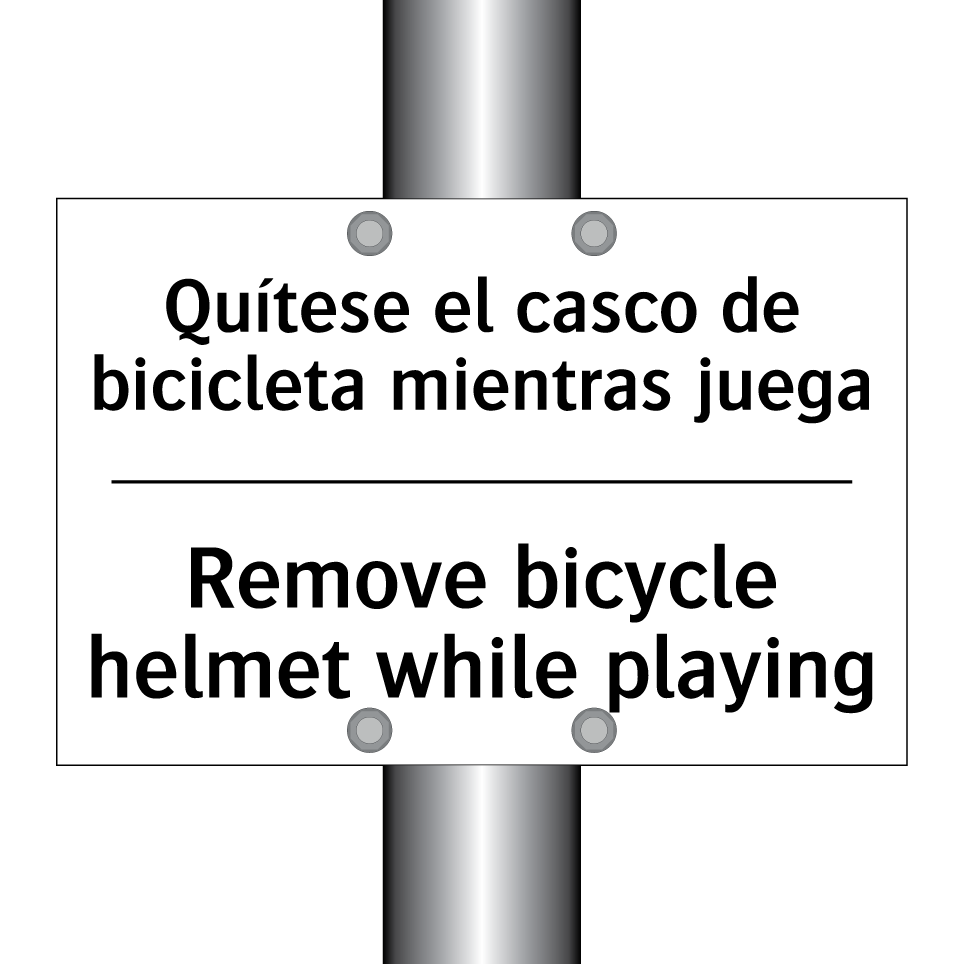 Quítese el casco de bicicleta mientras juega - Remove bicycle helmet while playing