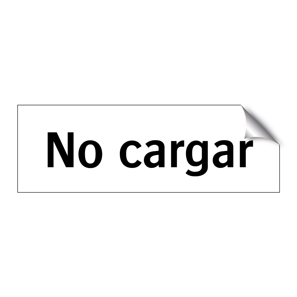 No cargar