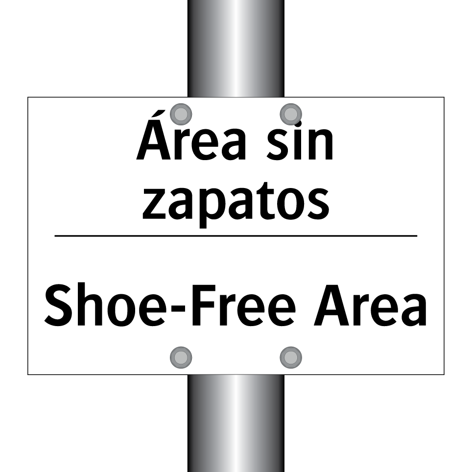 Área sin zapatos - Shoe-Free Area
