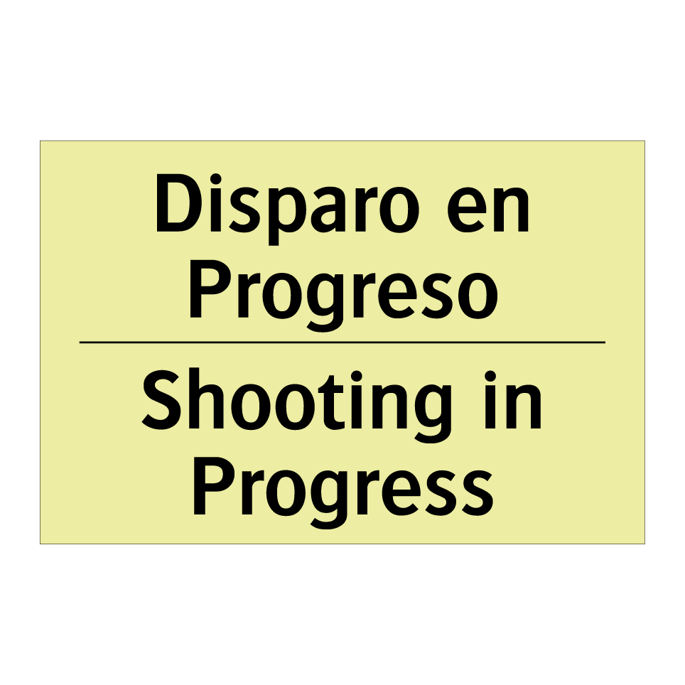Disparo en Progreso - Shooting in Progress