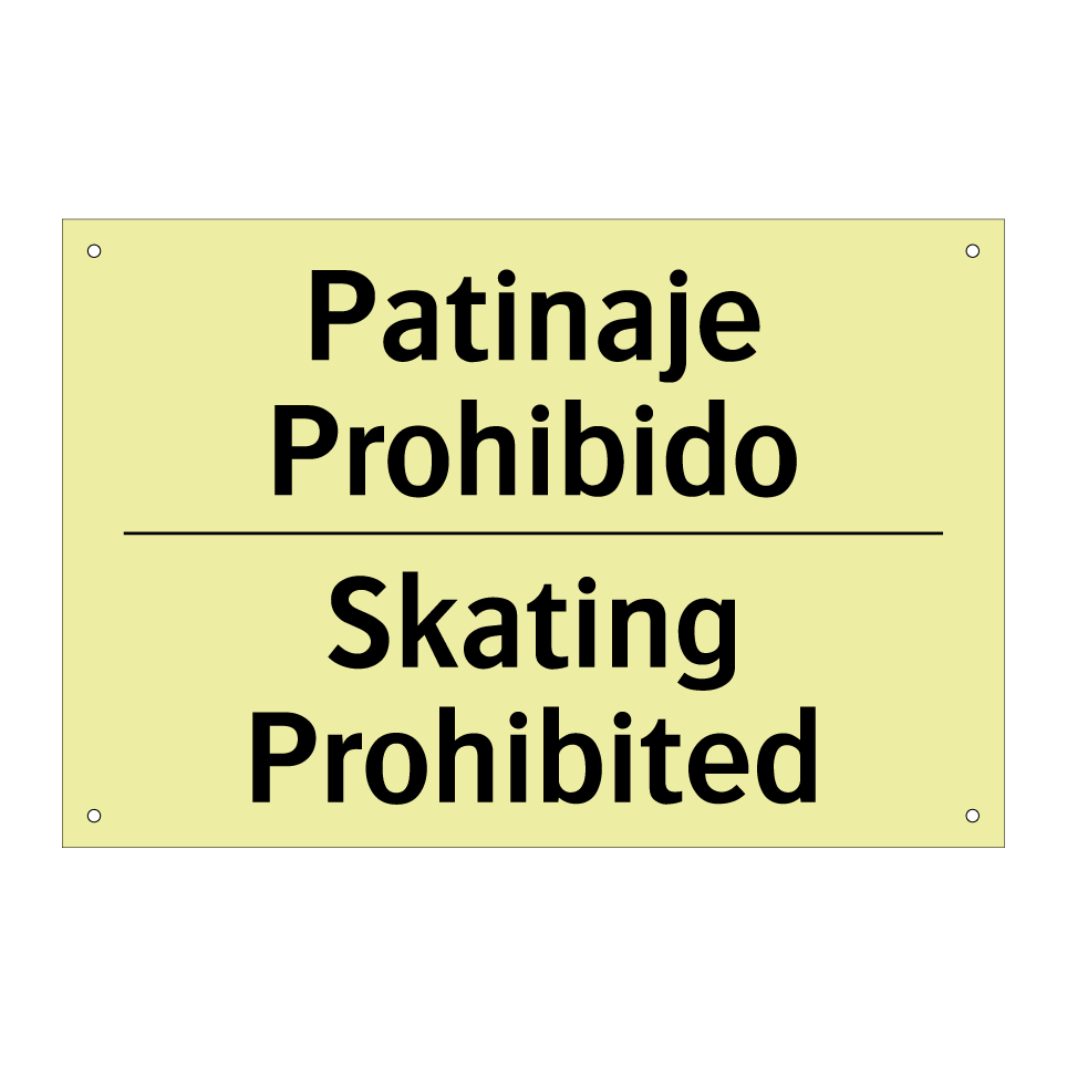 Patinaje Prohibido - Skating Prohibited