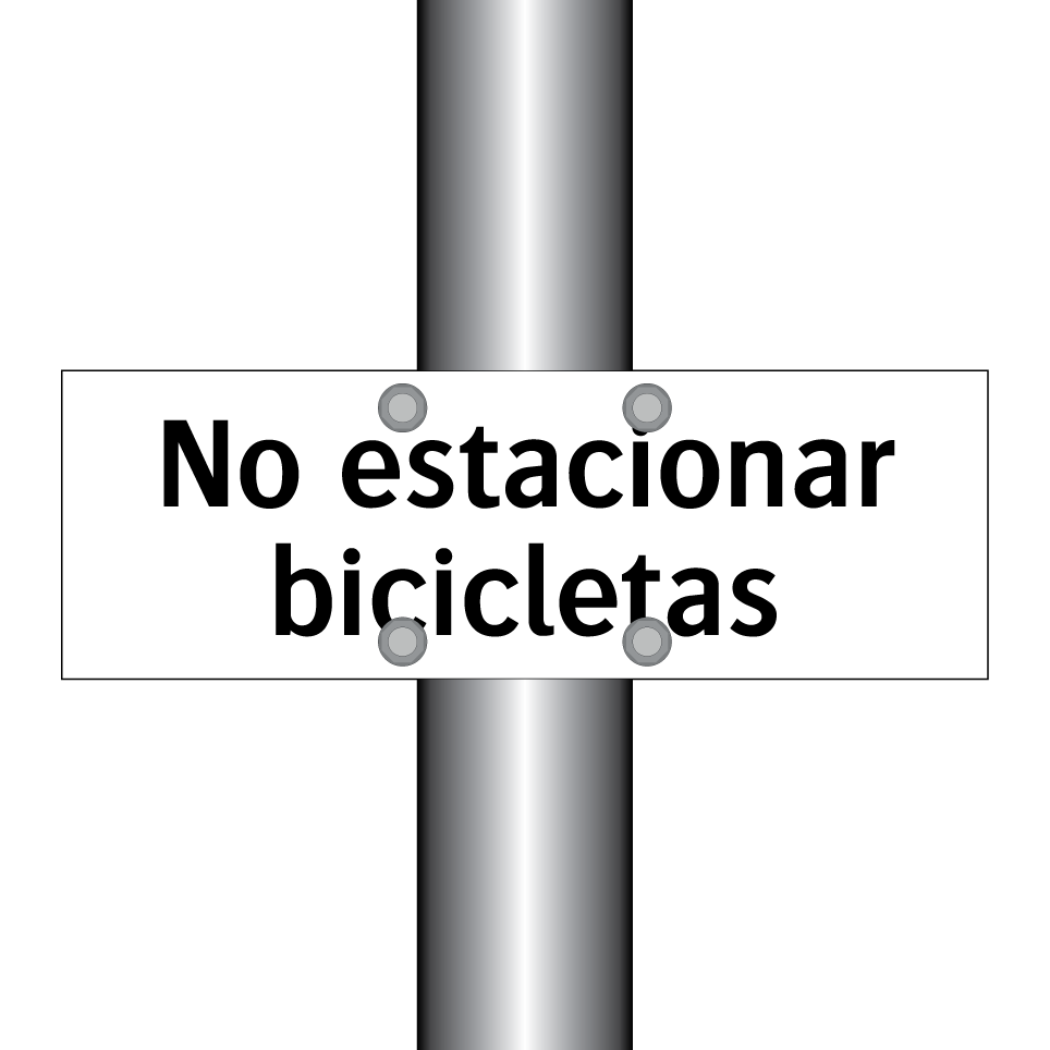 No estacionar bicicletas