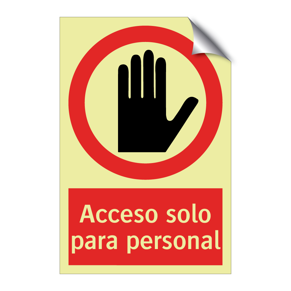 Acceso solo para personal