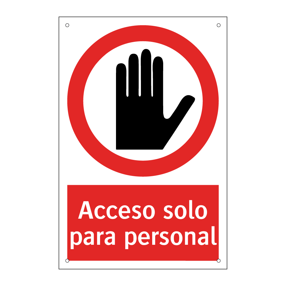 Acceso solo para personal