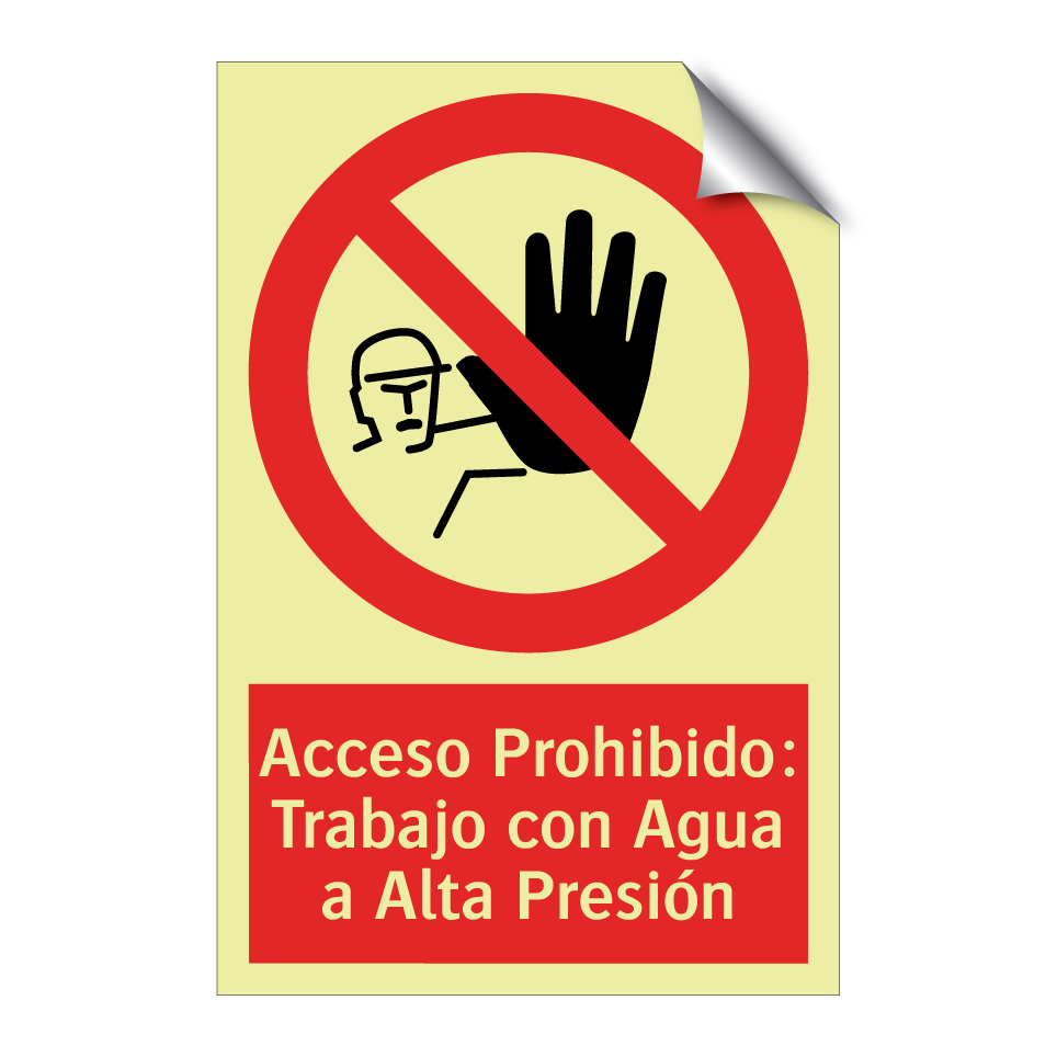 Acceso Prohibido: Trabajo con Agua a Alta Presión