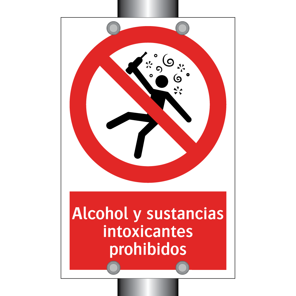 Alcohol y sustancias intoxicantes prohibidos