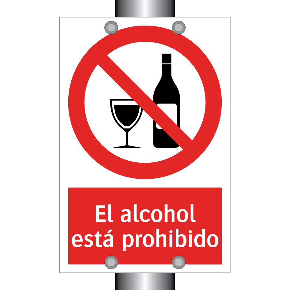 El alcohol está prohibido