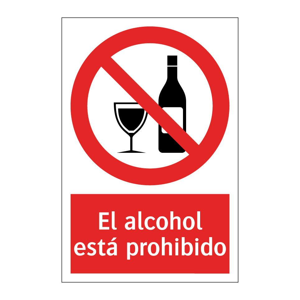 El alcohol está prohibido