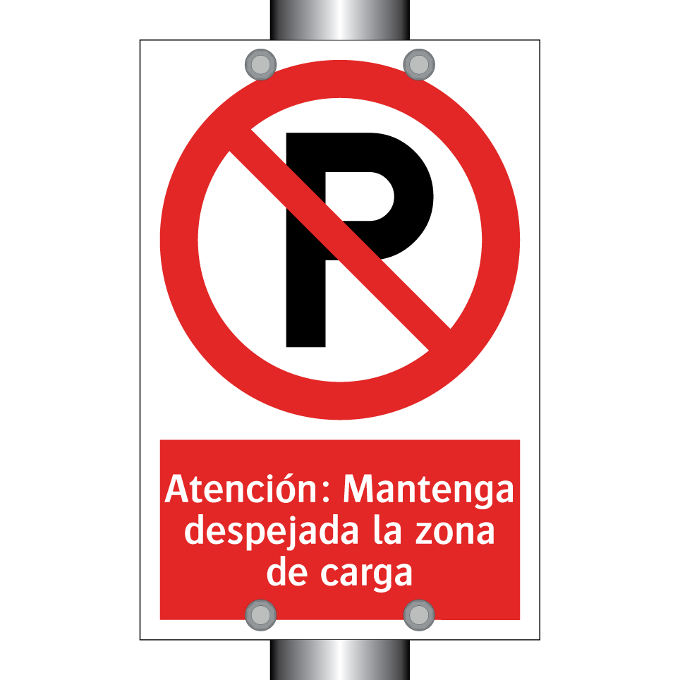 Atención: Mantenga despejada la zona de carga