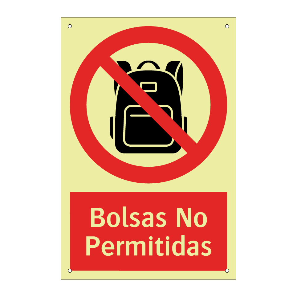 Bolsas No Permitidas