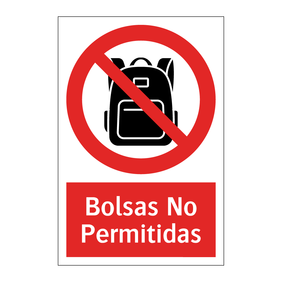 Bolsas No Permitidas