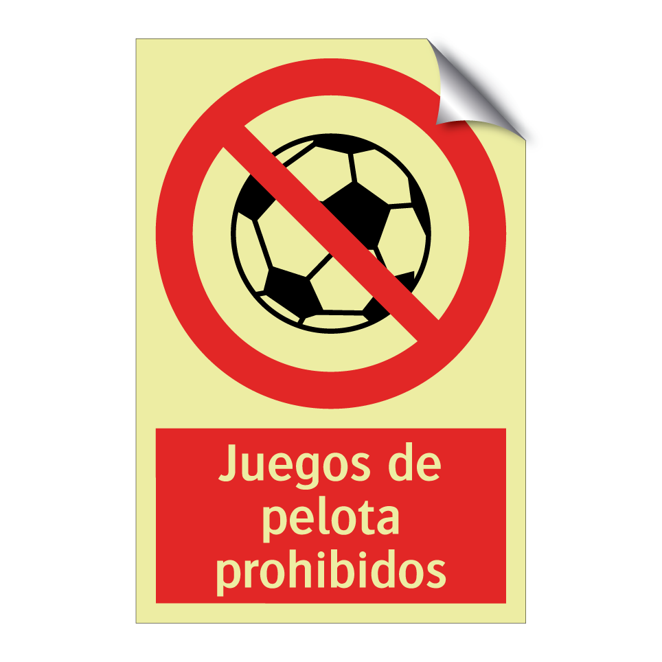 Juegos de pelota prohibidos
