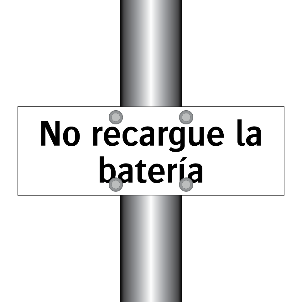 No recargue la batería