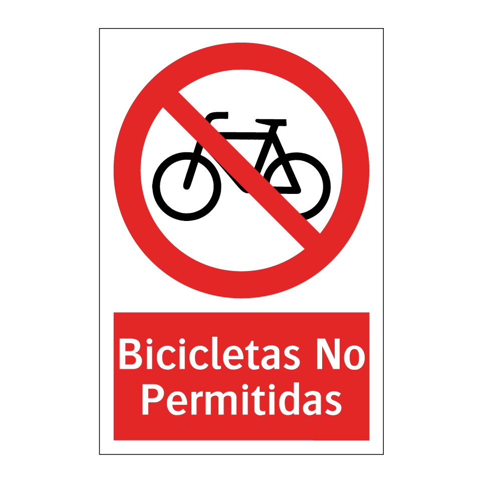 Bicicletas No Permitidas