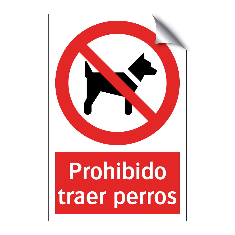 Prohibido traer perros