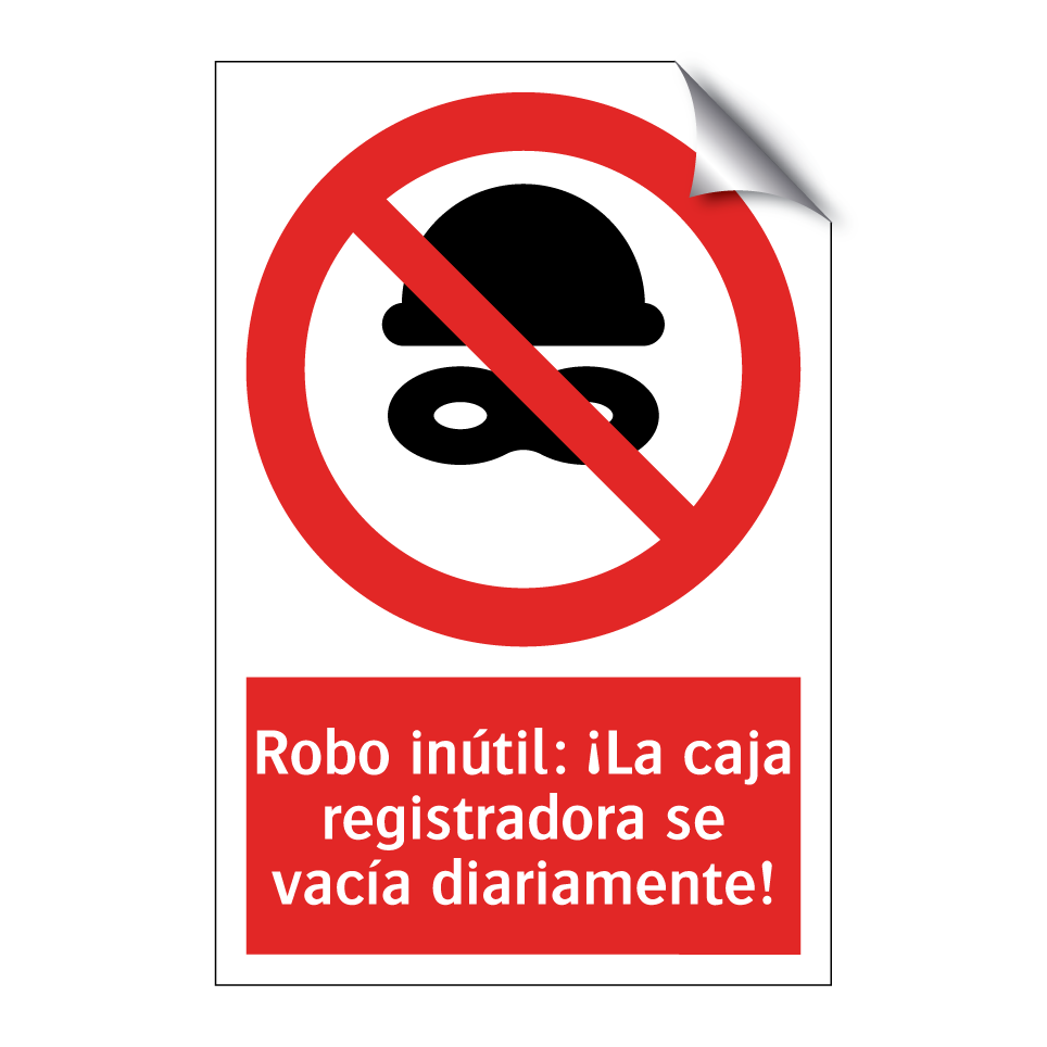 Robo inútil: ¡La caja registradora se vacía diariamente!