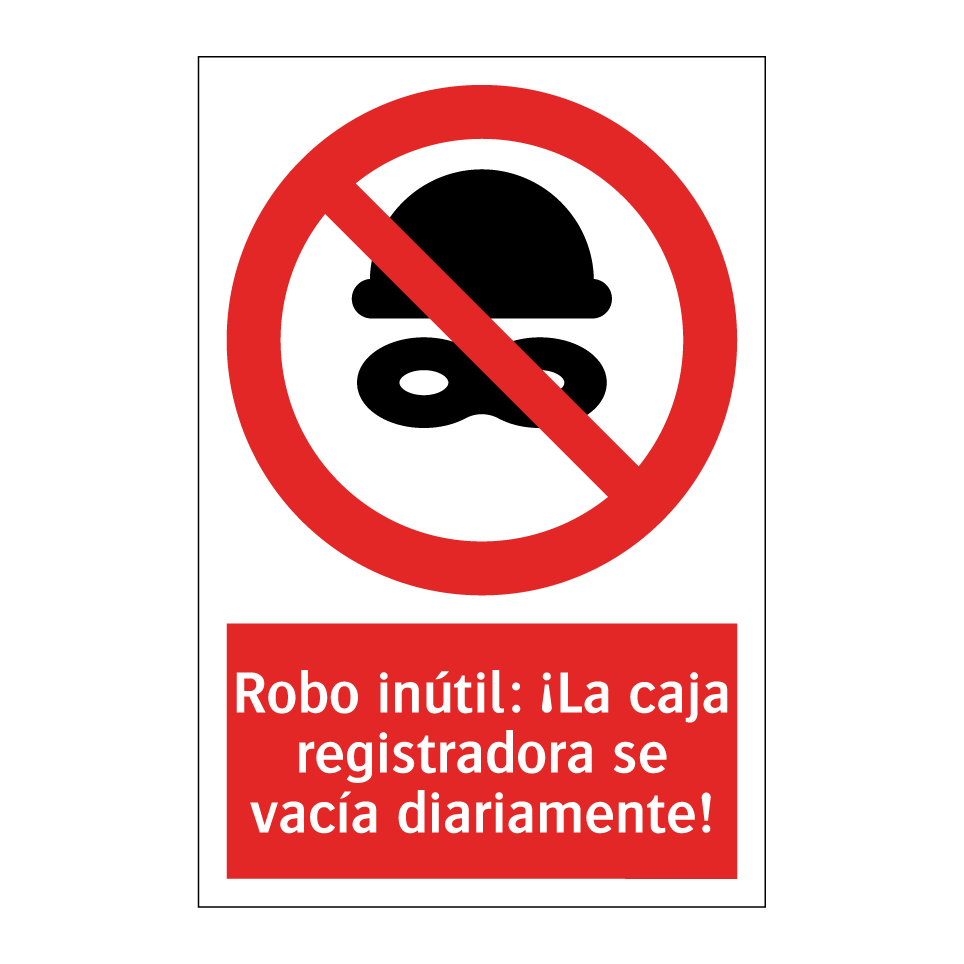 Robo inútil: ¡La caja registradora se vacía diariamente!
