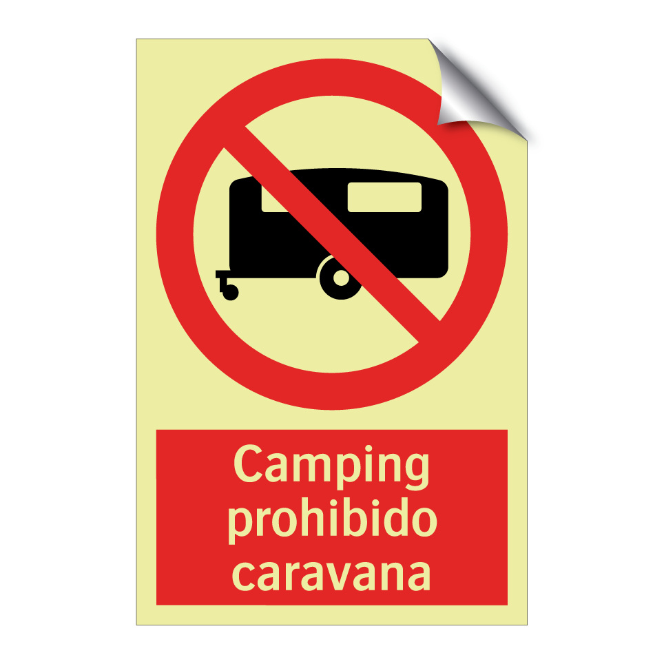 Camping prohibido caravana