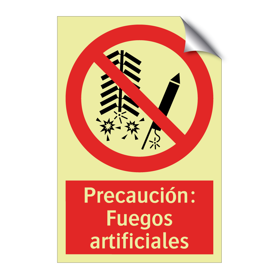 Precaución: Fuegos artificiales
