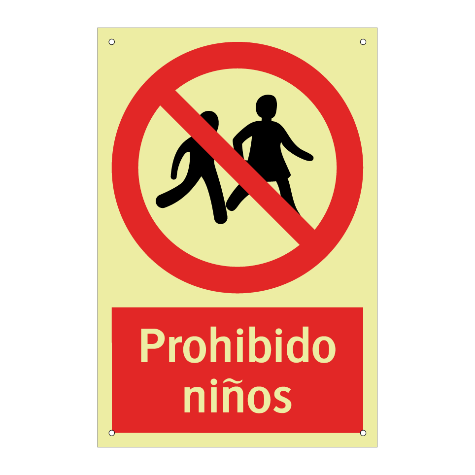 Prohibido niños