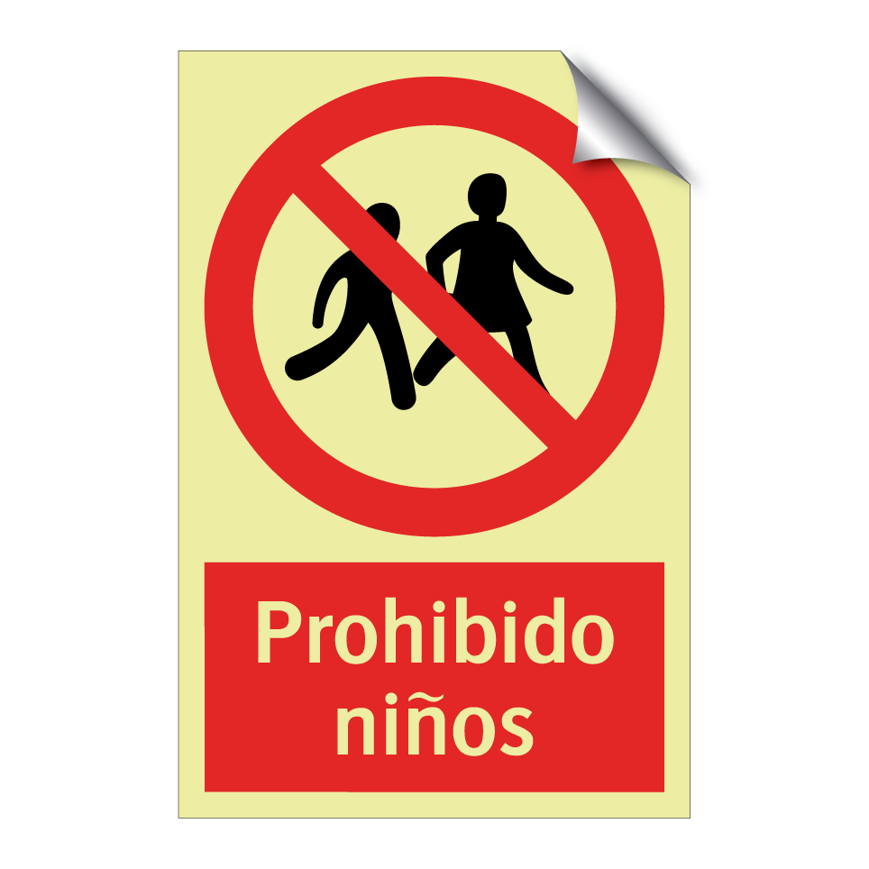 Prohibido niños