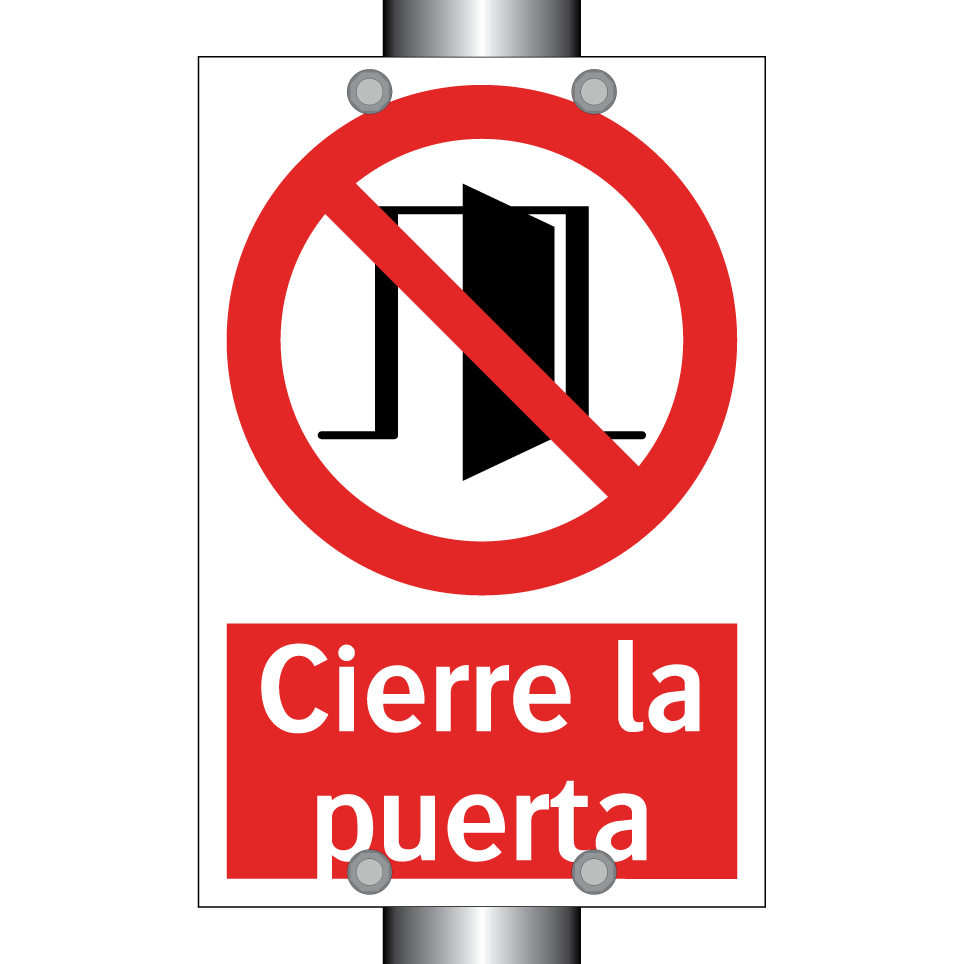 Cierre la puerta